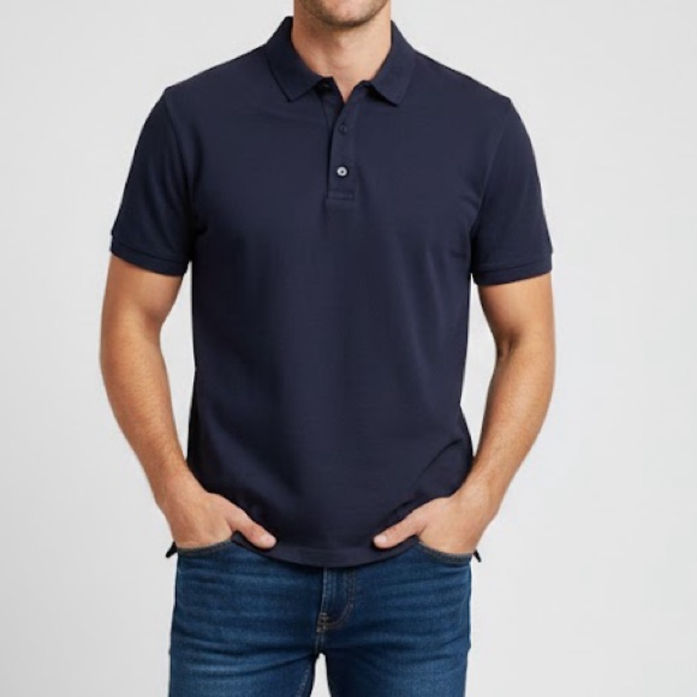 Swet Tailor Navy Black Polo XL